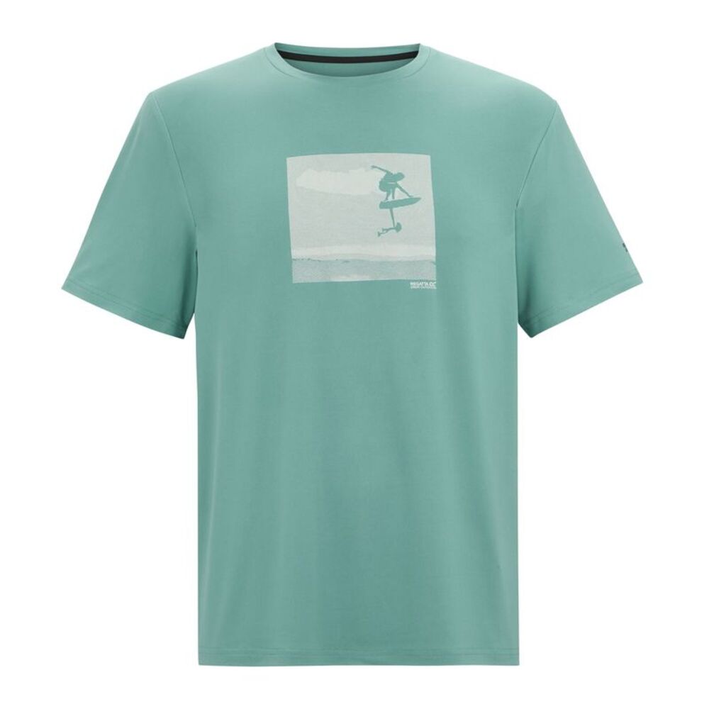 Regatta Mens Fingal Hydrofoiling T-Shirt / Arctic